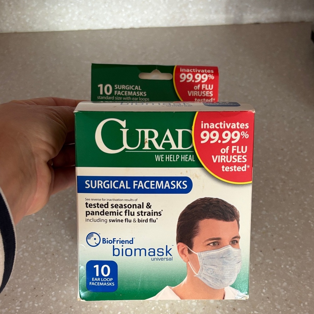 Curad Surgical Facemasks 9 Pack